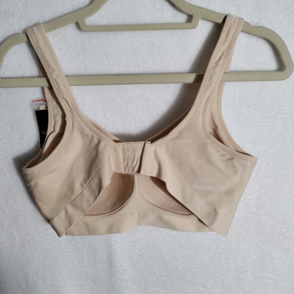 TRUEKIND 10022 Daily Comfort Wireless Shaper Bra in Chai - Size L - Picture 2 of 5